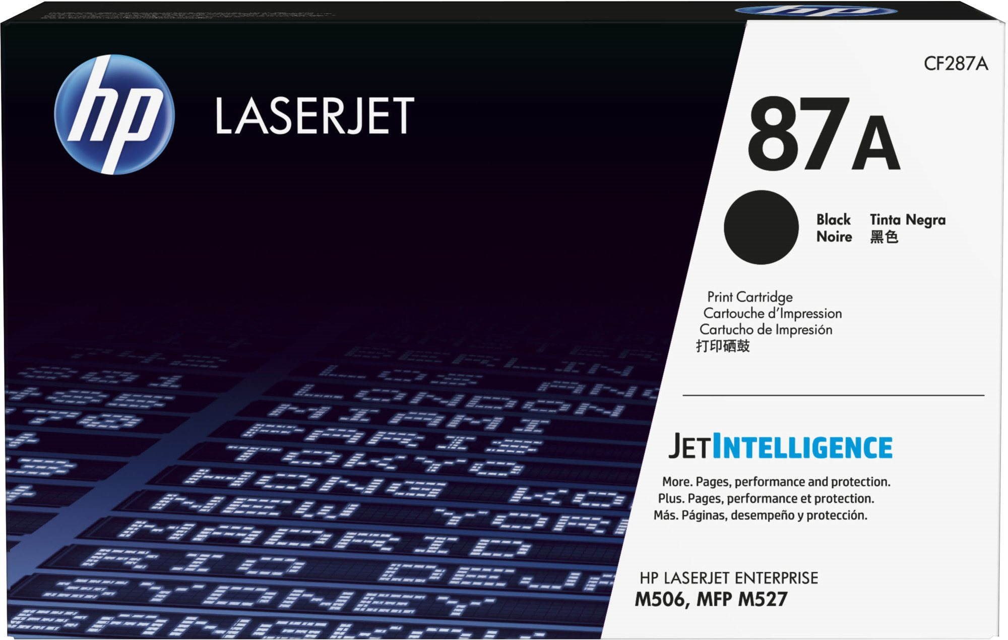 HP CF287A No. 87A Black Printer Toner