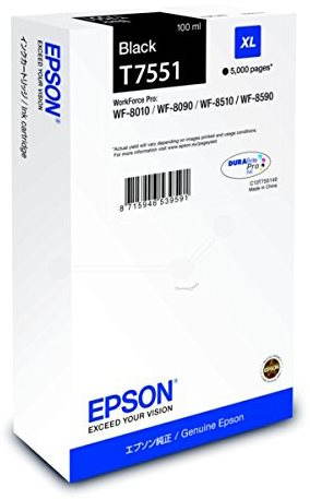 Epson T7551 XL noir Cartouche