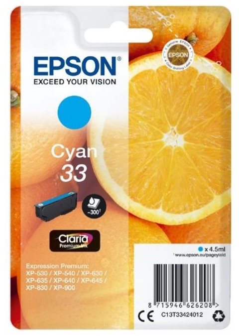 Epson T3342 Cyan Druckerpatrone
