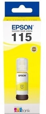 Epson 115 EcoTank bouteille d'encre jaune - jaune Cartouche