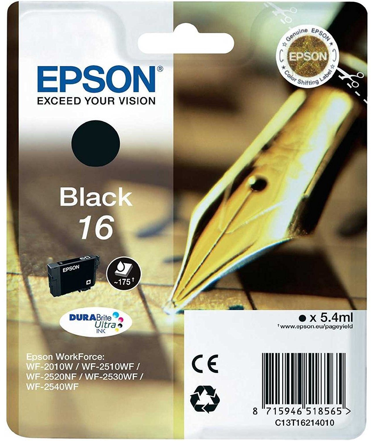 Epson T1621 noir Cartouche