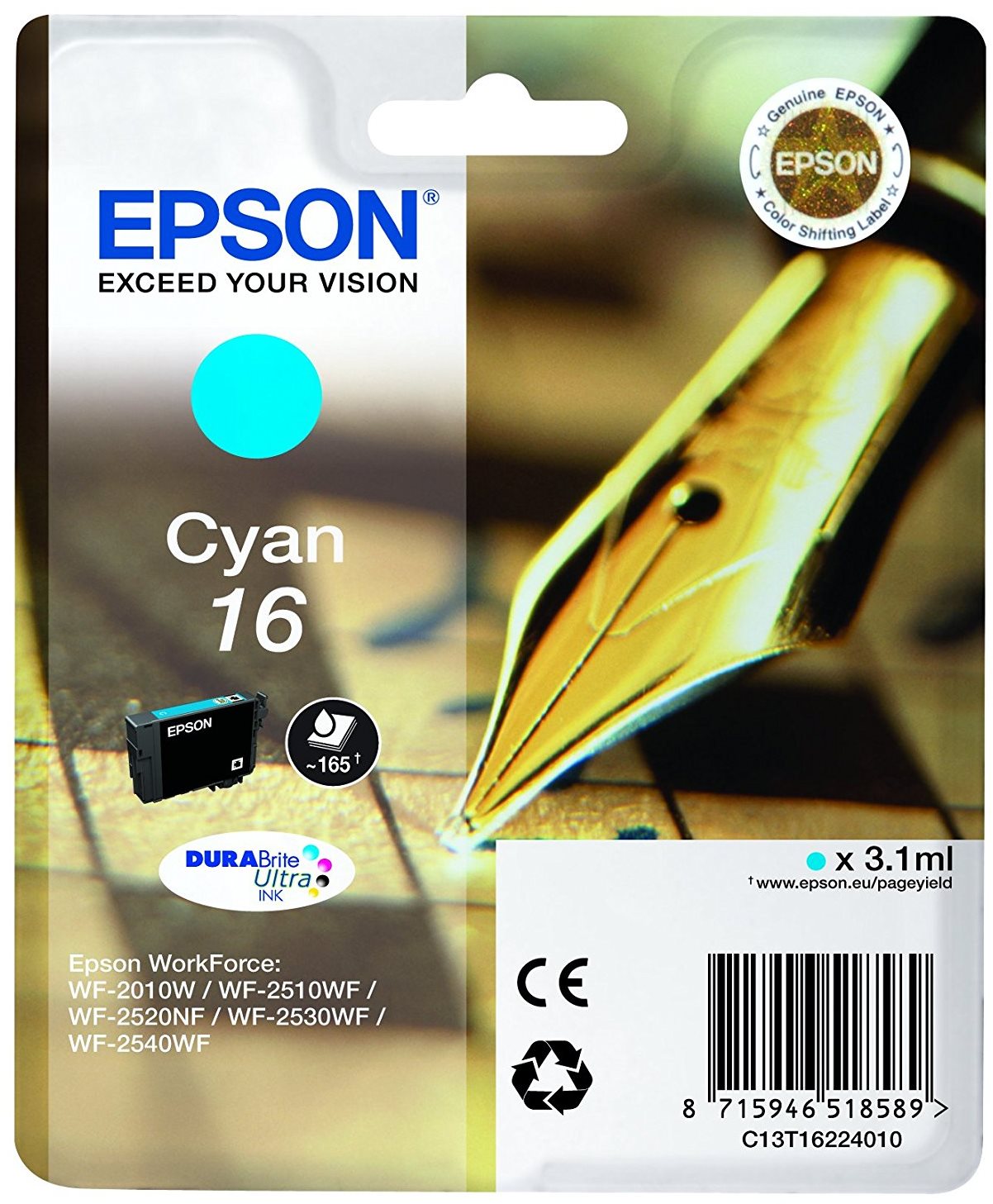 Epson T1622 cyan Cartouche