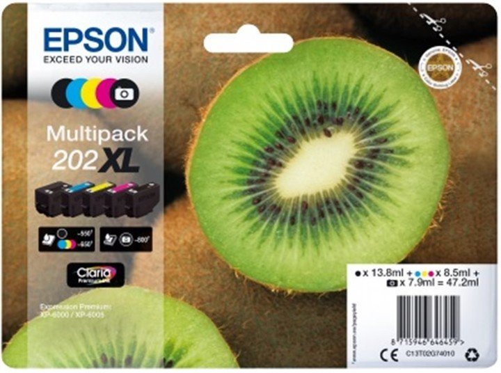 Epson 202 Claria Premium XL Multipack Druckerpatrone