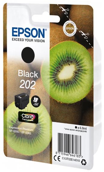 Epson 202 Claria Premium Schwarz Druckerpatrone