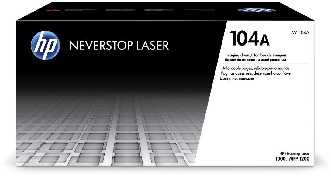 HP W1104A Nr. 104A Neverstop Imaging Trommel + Toner für bis zu...