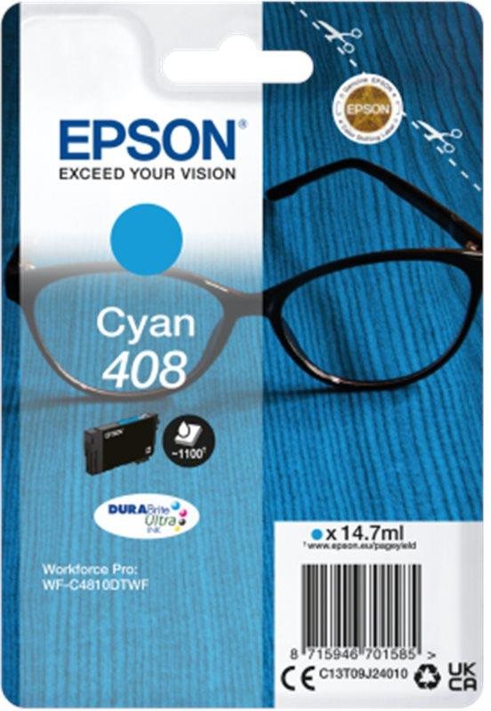 Epson 408 DURABrite Ultra Ink Cyan Tintapatron