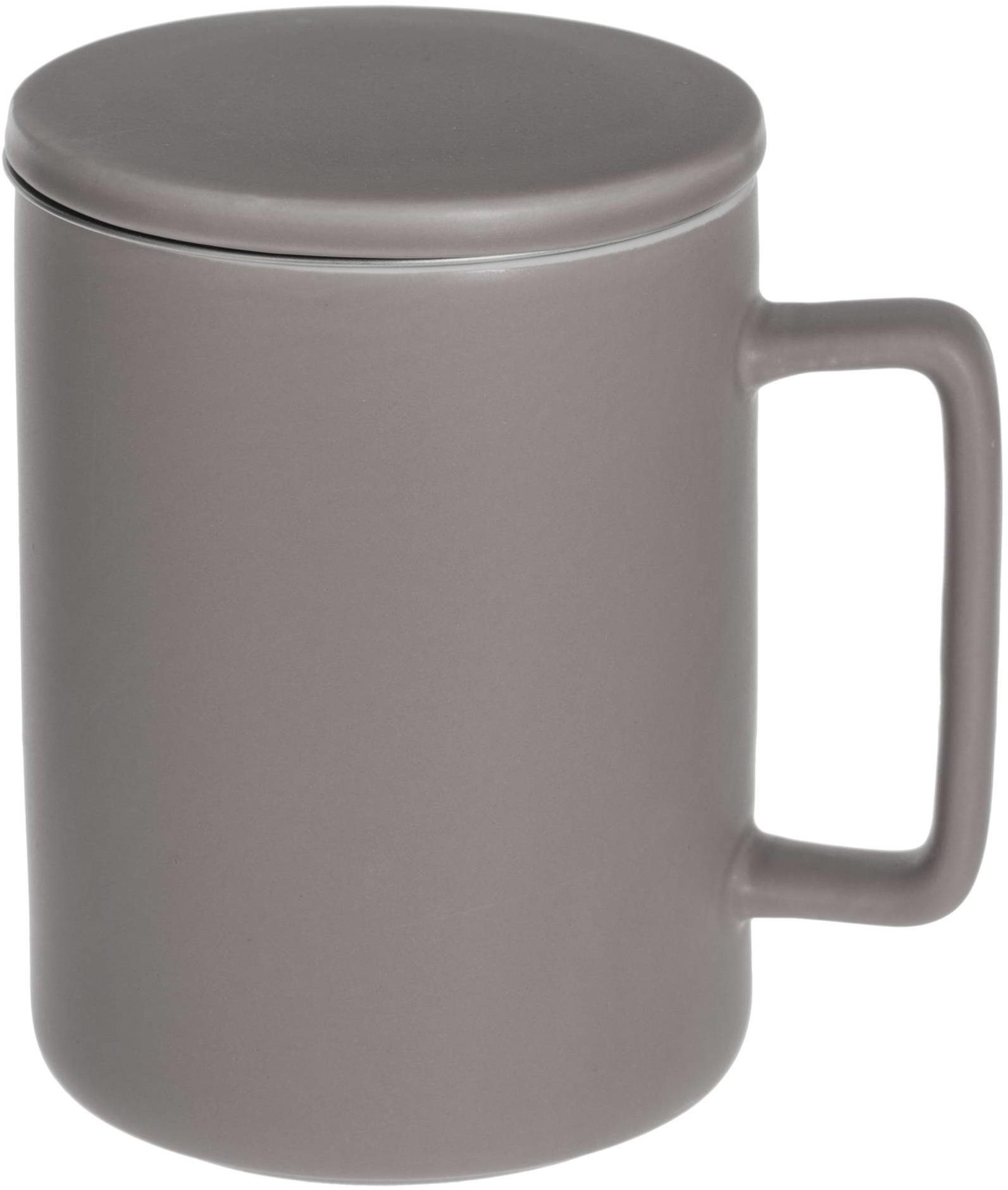 Secret de Gourmet, Hrnek na čaj se sítkem a víkem NATURE, 400 ml,...