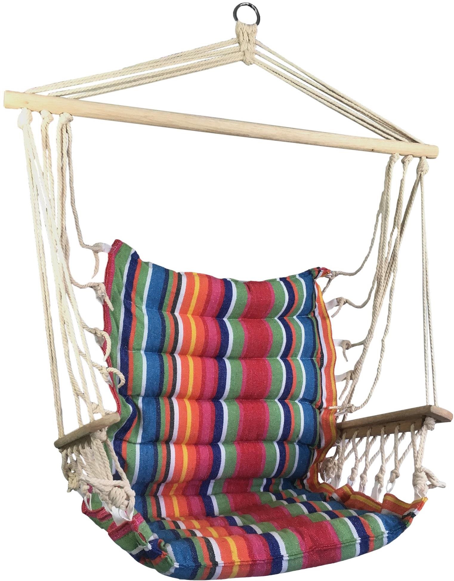 SEDCO Hojdacie kreslo Strips/color s opierkami multicolor Závesné...