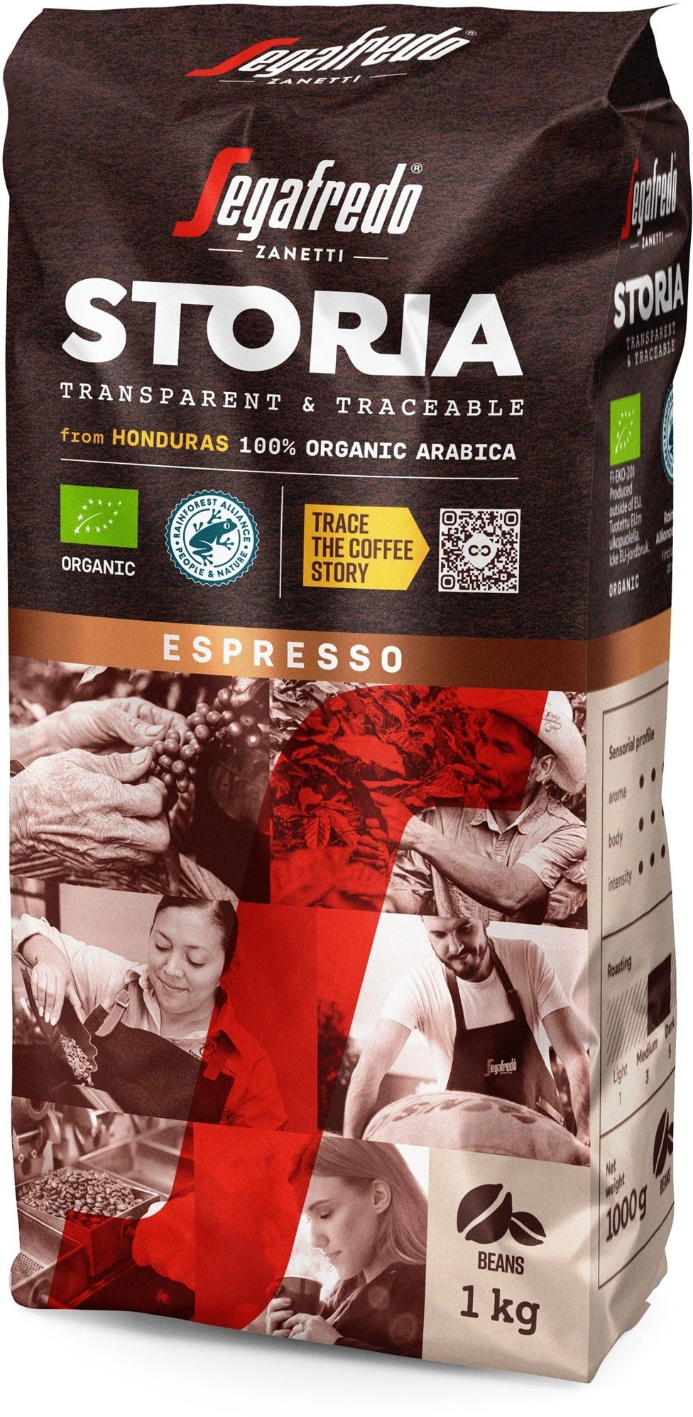 Segafredo Storia Honduras 1 kg Bohnen Kaffee