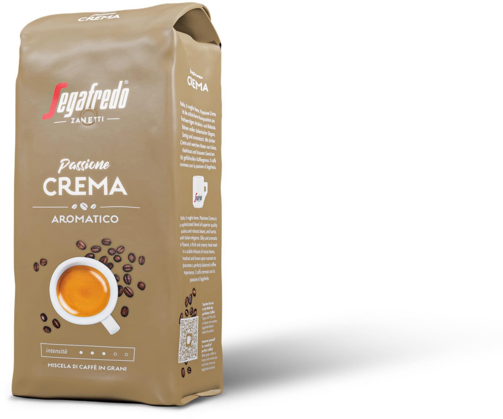 Segafredo Passione Crema 1000 g Bohnenkaffee Kaffee
