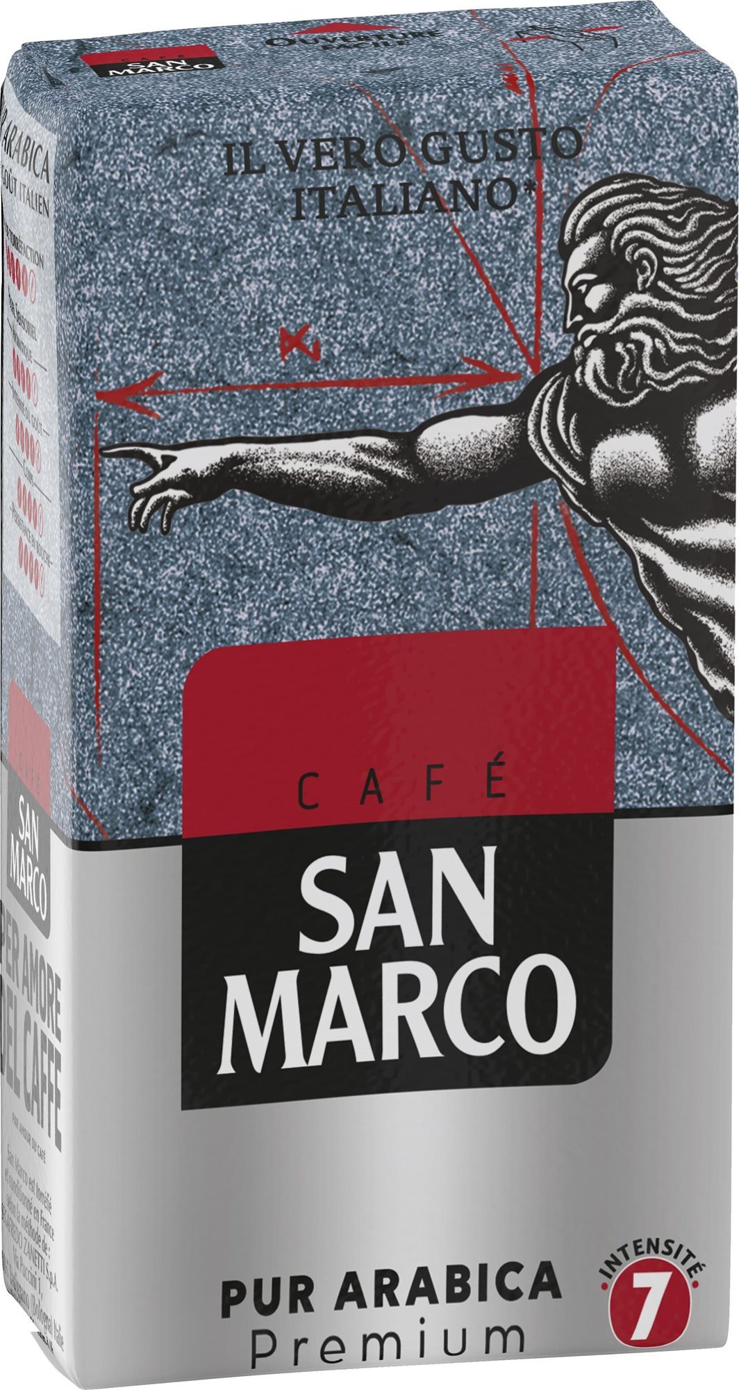 San Marco Pur Arabica Premium, mletá 250 g Káva