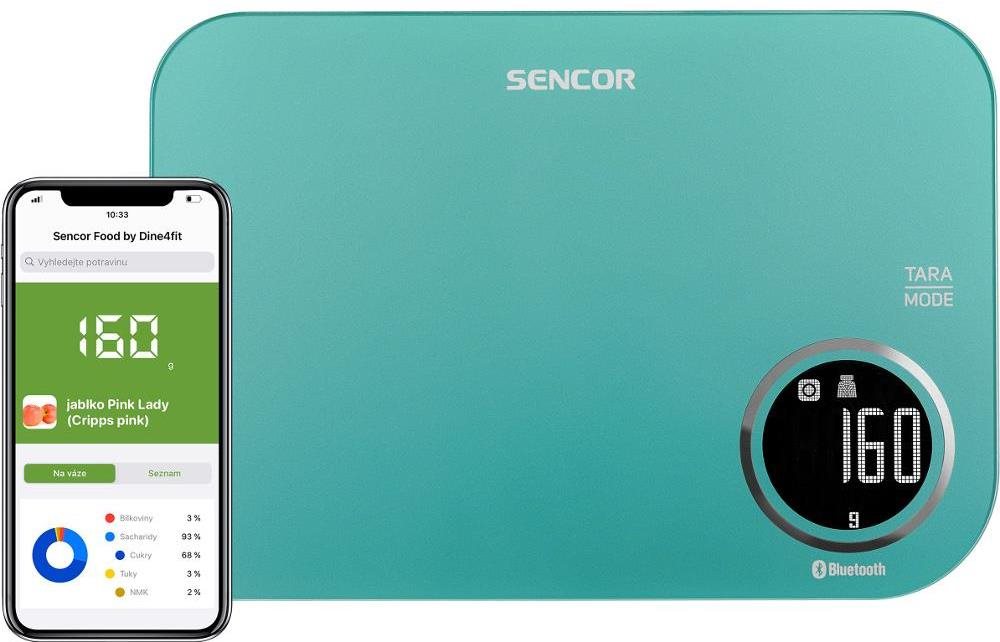 SENCOR SKS 7071GR, intelligens Konyhai mérleg