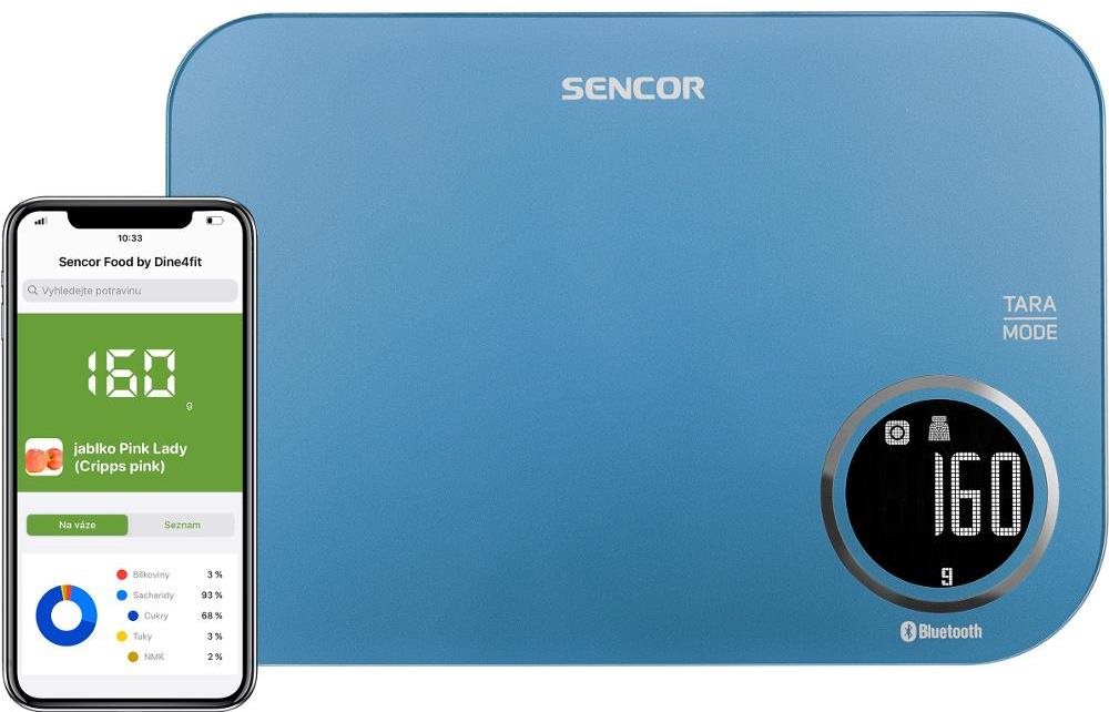 SENCOR SKS 7072BL, intelligens Konyhai mérleg