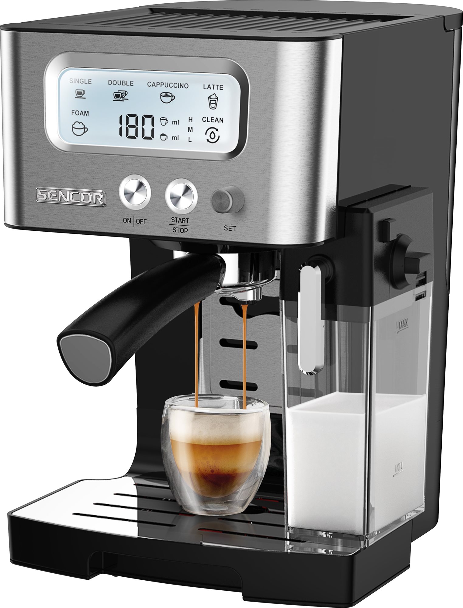 SENCOR SES 4090SS Espresso Siebträgermaschine