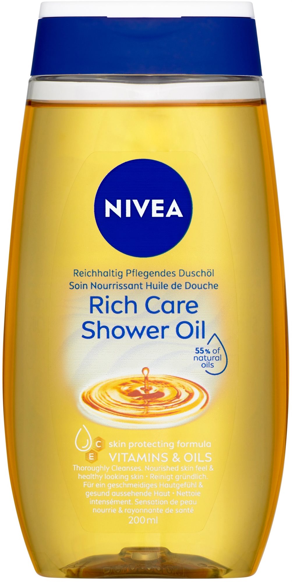 NIVEA Sprchový olej Natural Oil 250ml Sprchový olej