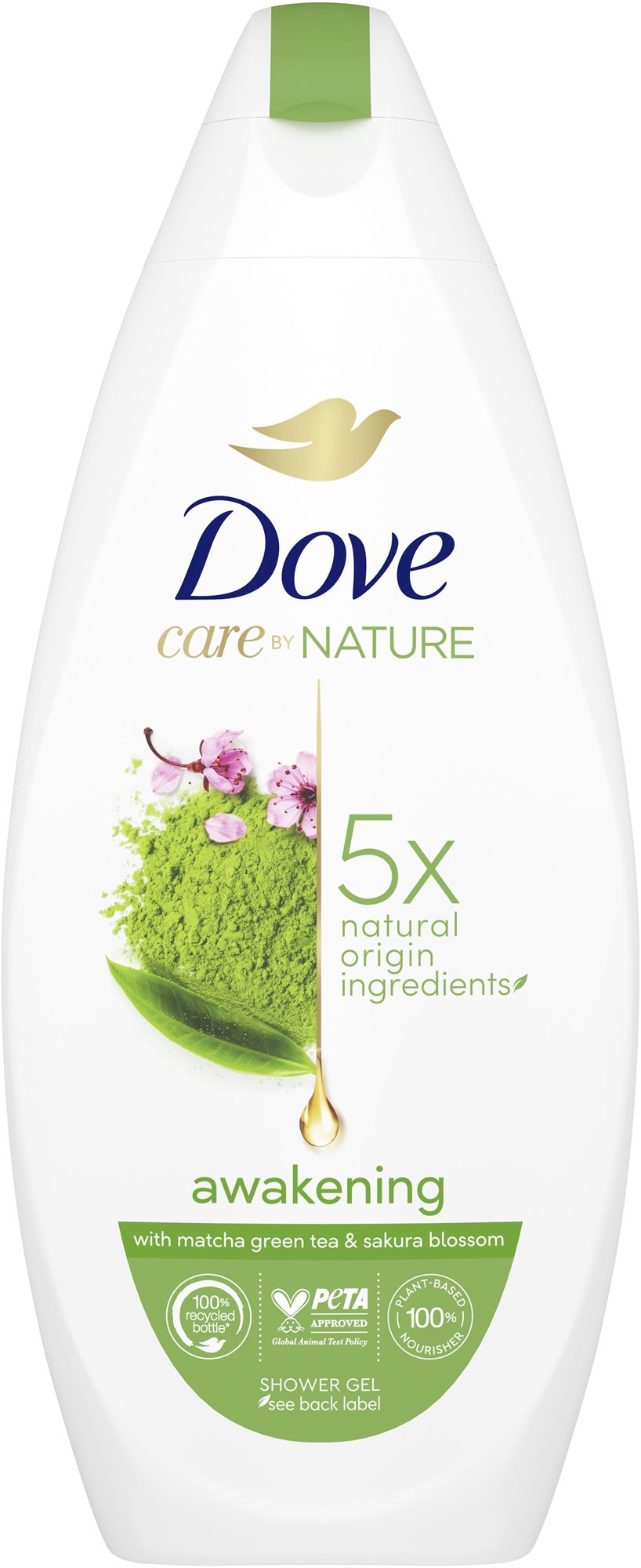 DOVE Awakening Matcha zöld tea és japán cseresznyevirág, 225 ml...
