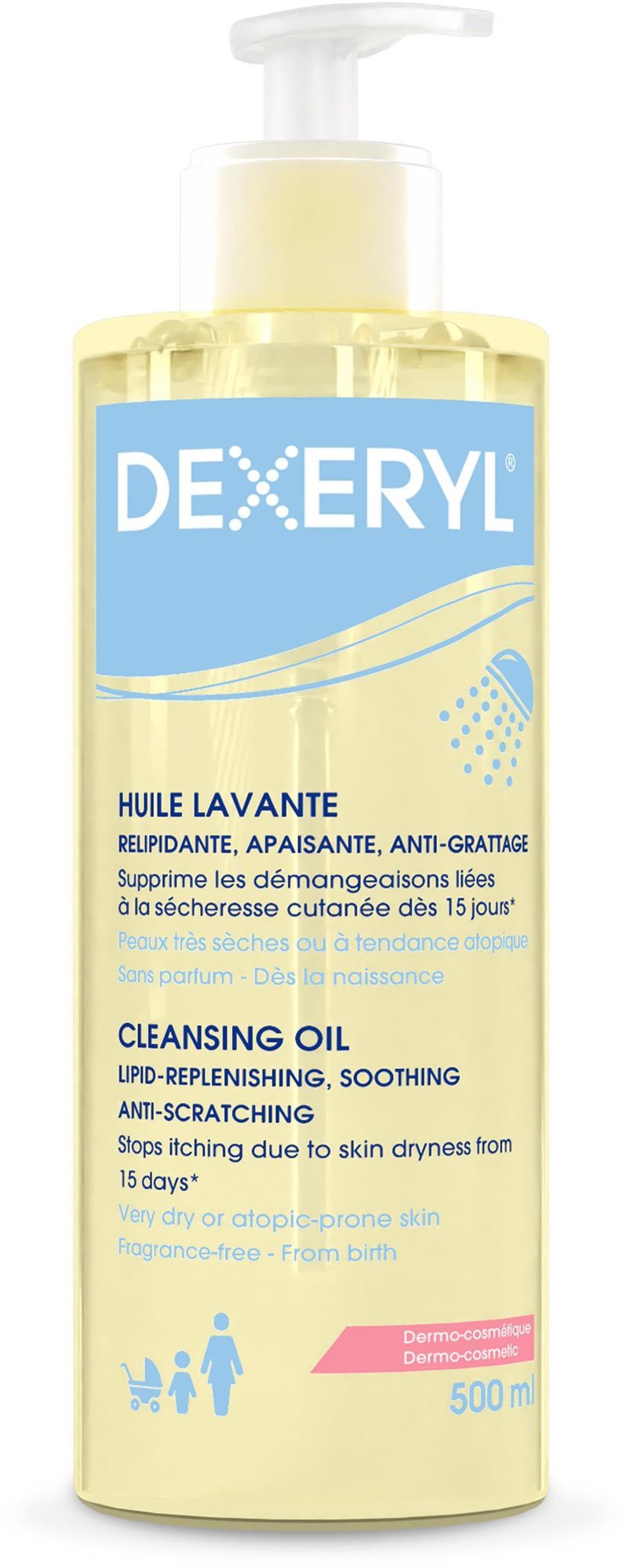 DEXERYL - Sprchový olej, 500 ml Sprchový olej