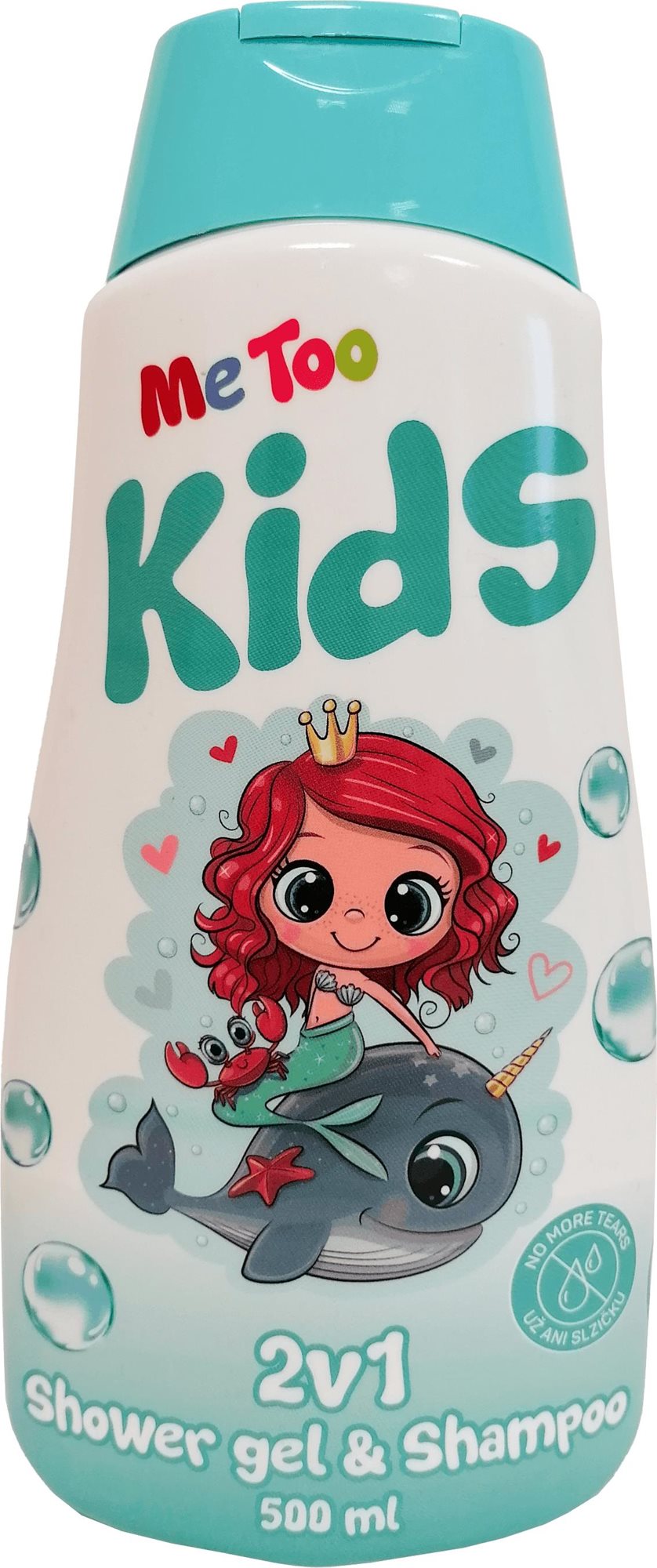 ME TOO Kids 2v1 Little Mermaid "No more tears" 500 ml Sprchový gel