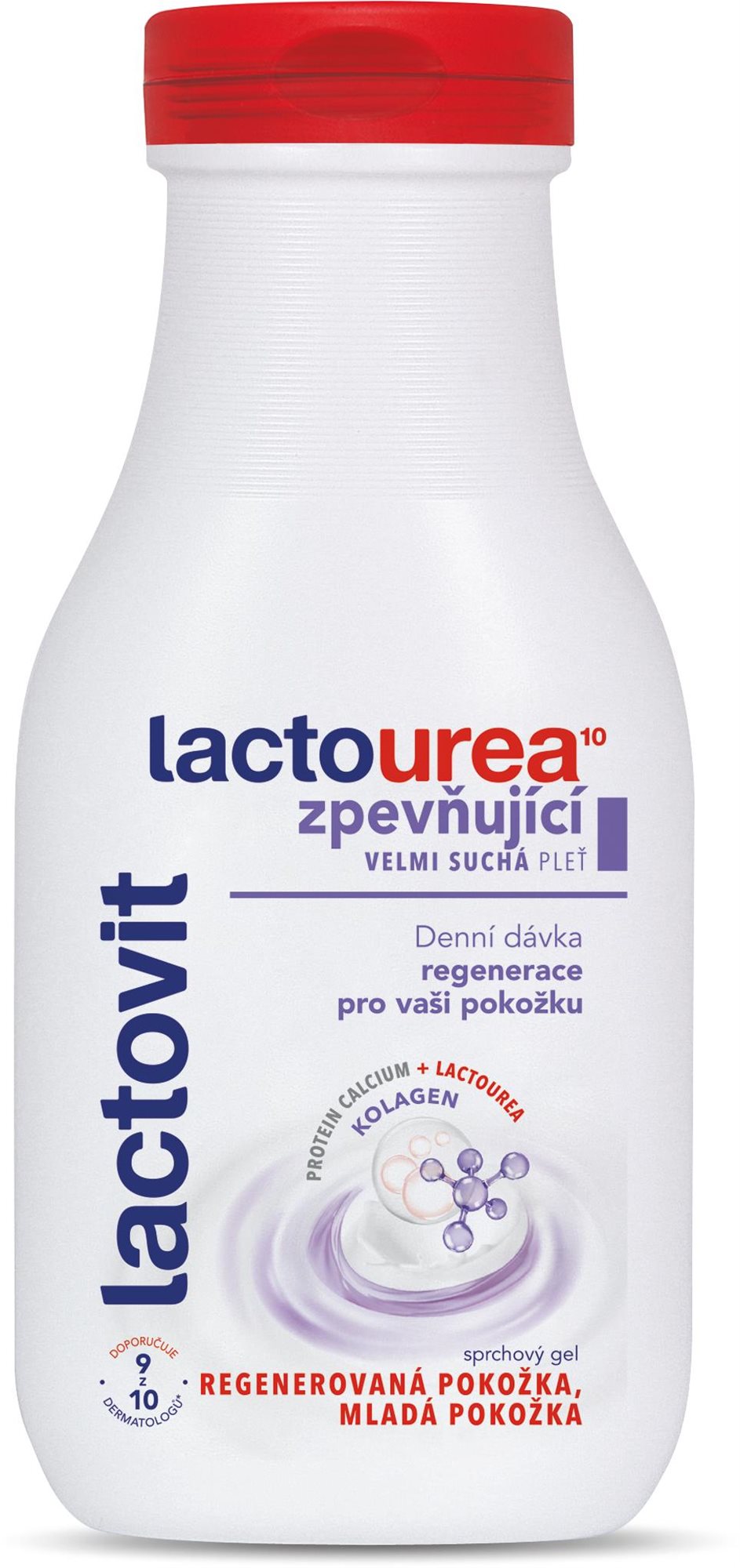 LACTOVIT Lactourea Sprchový Gél Zpevňujúci 300 ml Sprchový gél
