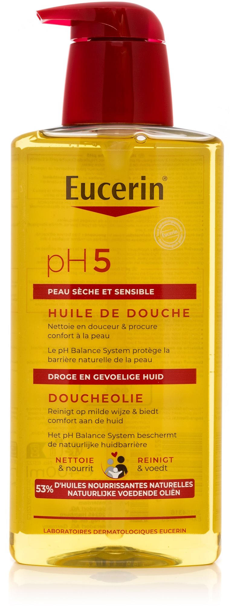 EUCERIN pH5 Huile de Douche Peau Seche et Sensible avec pompe 400...