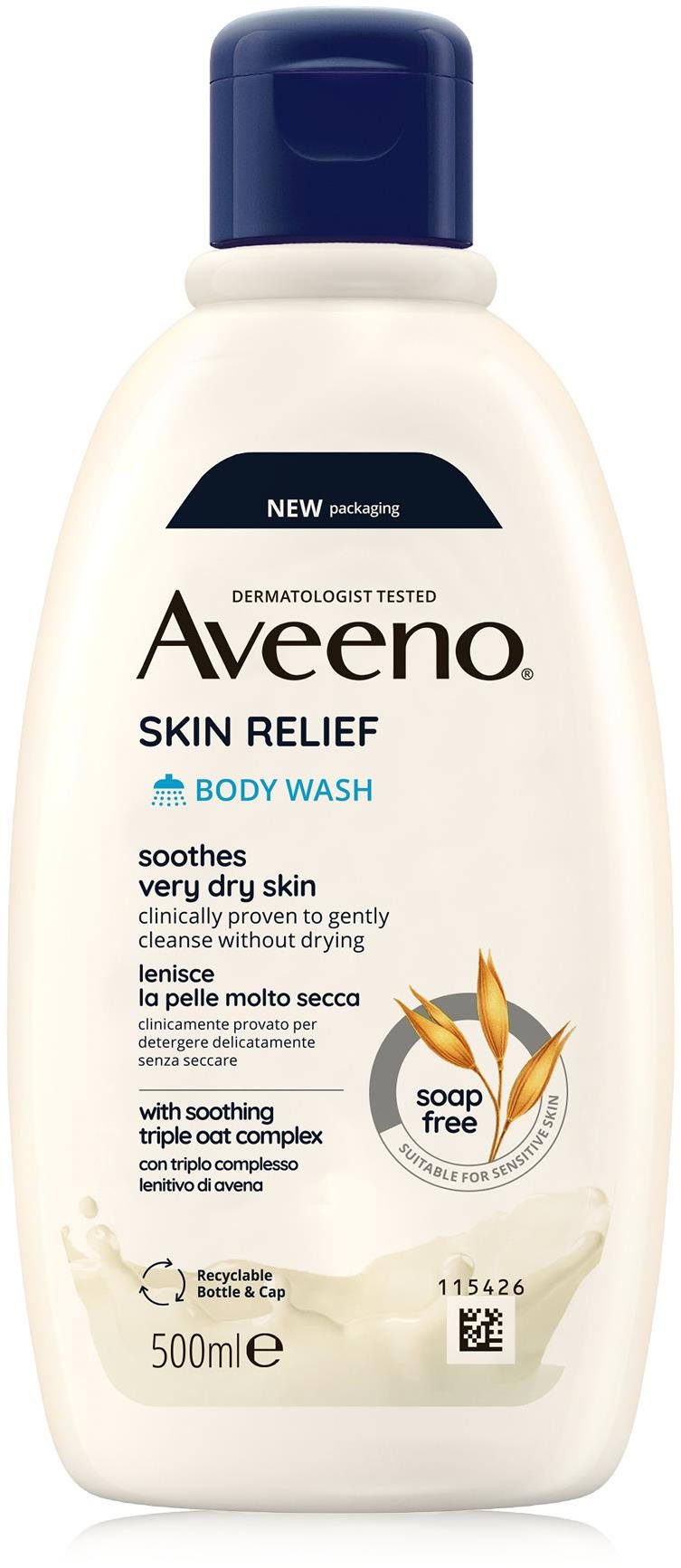 AVEENO Skin Relief Body Wash 500 ml Tusfürdő