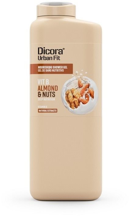 DICORA Urban Fit Shower Gel Vit B Almond and Nuts 400ml Tusfürdő