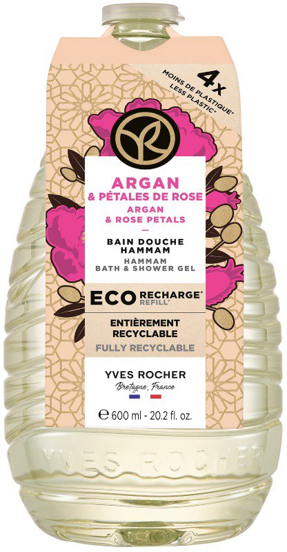 YVES ROCHER Argán és Rózsa 600 ml Tusfürdő