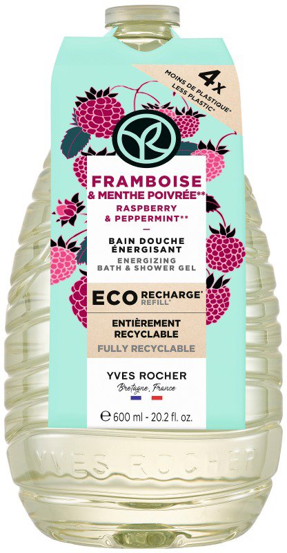 YVES ROCHER Malina & mäta 600 ml Sprchový gél