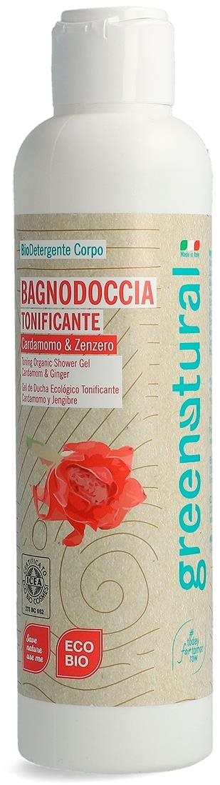 GREENATURAL Tonizujúci kardamóm a zázvor 250 ml Sprchový gél