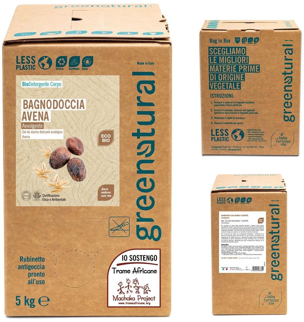 GREENATURAL tápláló zab 5 kg Tusfürdő