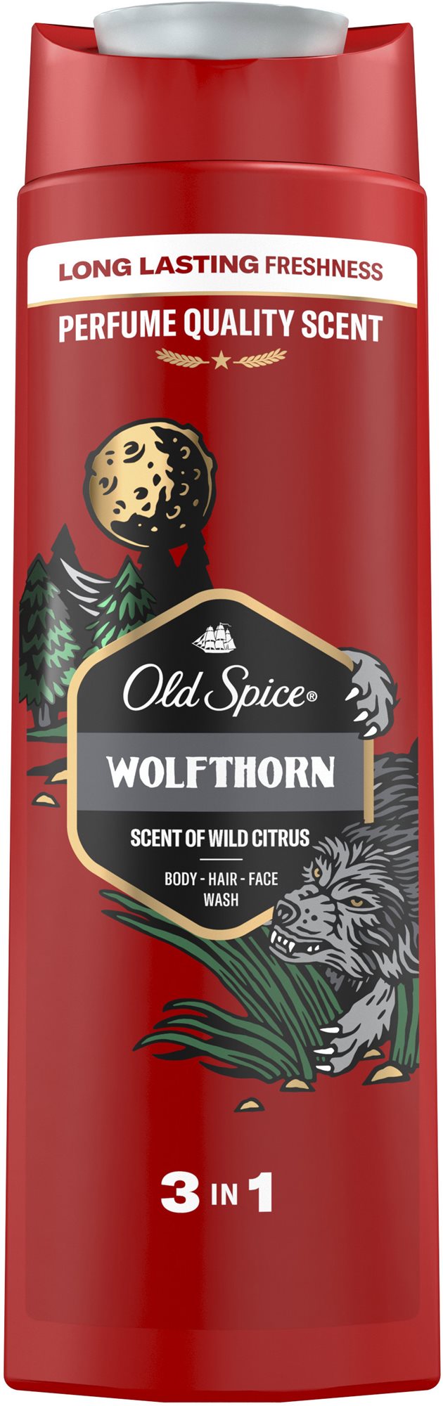 Old spice Wolfthorn Sprchový gél a šampón 3v1 400ml Sprchový gél