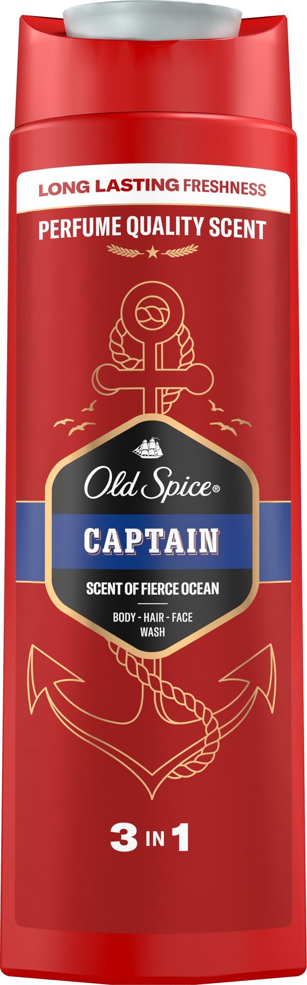 Old spice Captain Tusfürdő és sampon 3in1 400ml Tusfürdő