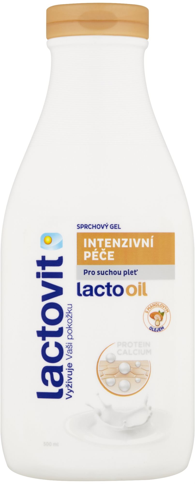 LACTOVIT Lactooil Intenzívna starostlivosť 500 ml Sprchový gél