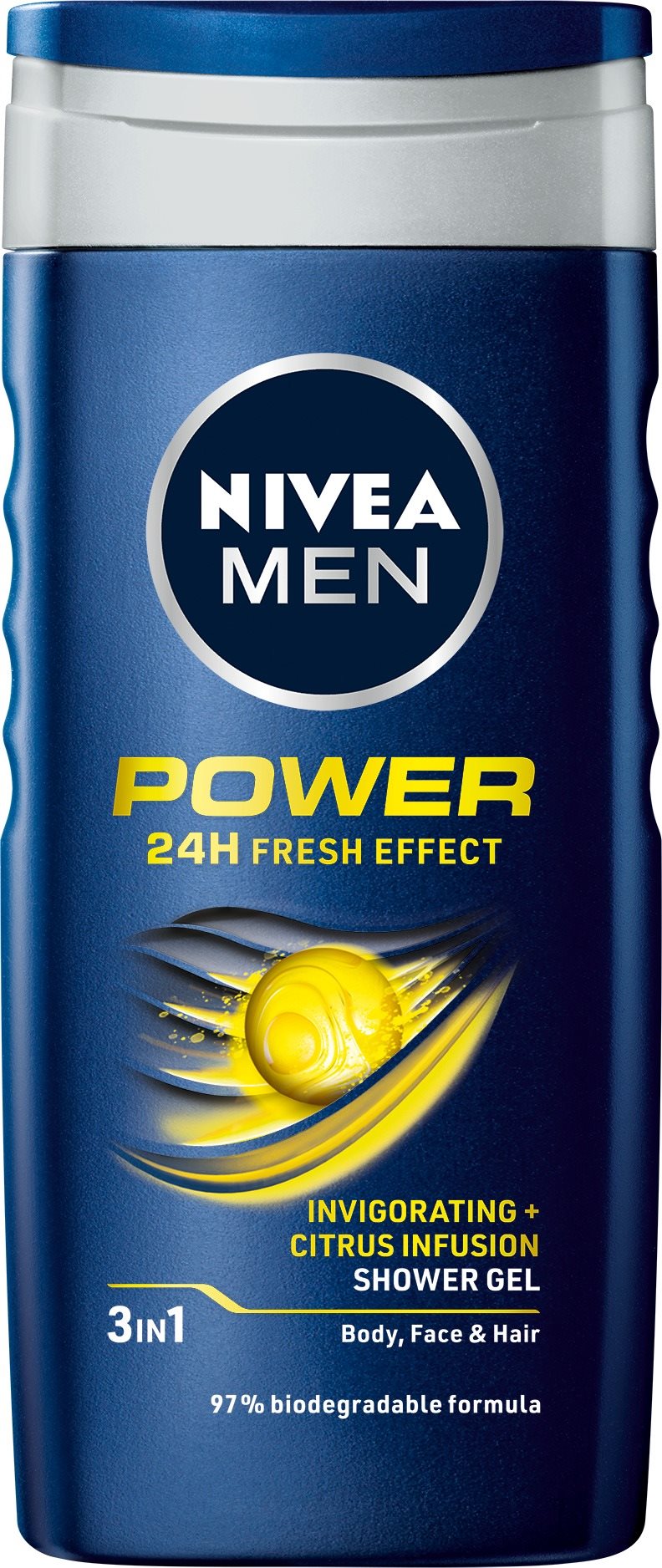 NIVEA MEN Power Fresh Shower Gel 250 ml Sprchový gel