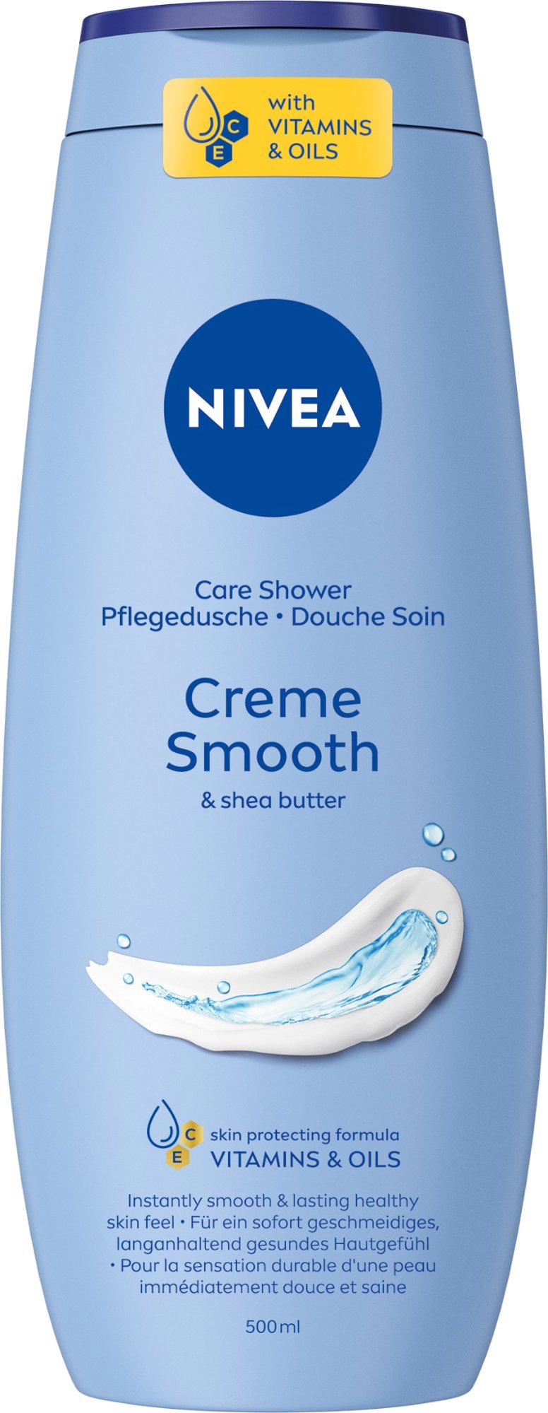 NIVEA Creme Smooth 500 ml Sprchový gél