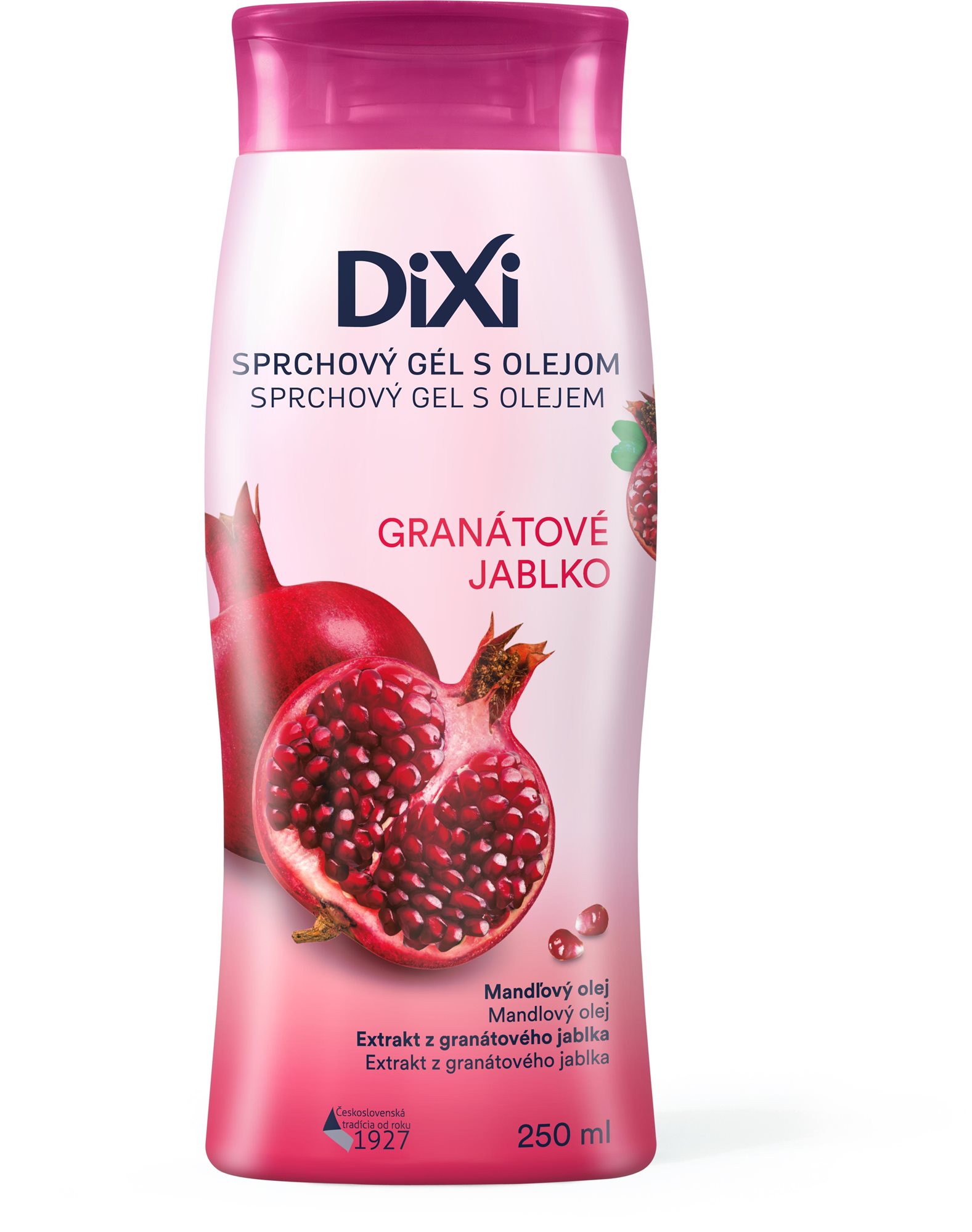 DIXI Sprchovací gél s olejom Granátové jablko 250 ml Sprchový gél