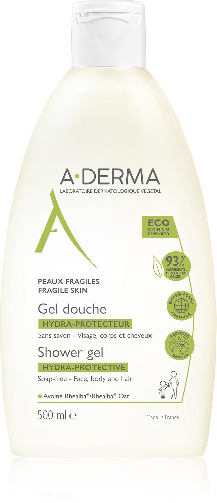 A-DERMA Hydratačný sprchovací gél na krehkú pokožku 500 ml Sprchový...