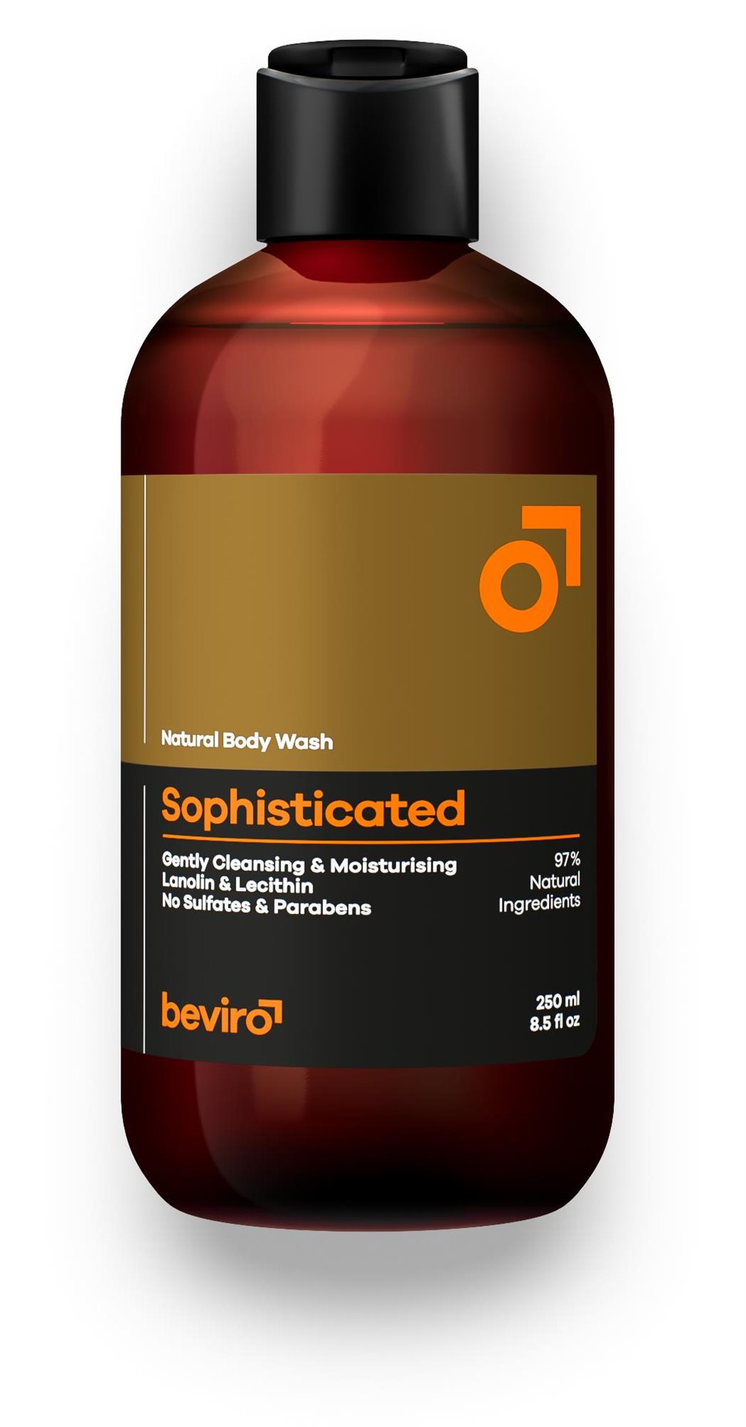 BEVIRO Natural Body Wash Sophisticated 250 ml Tusfürdő