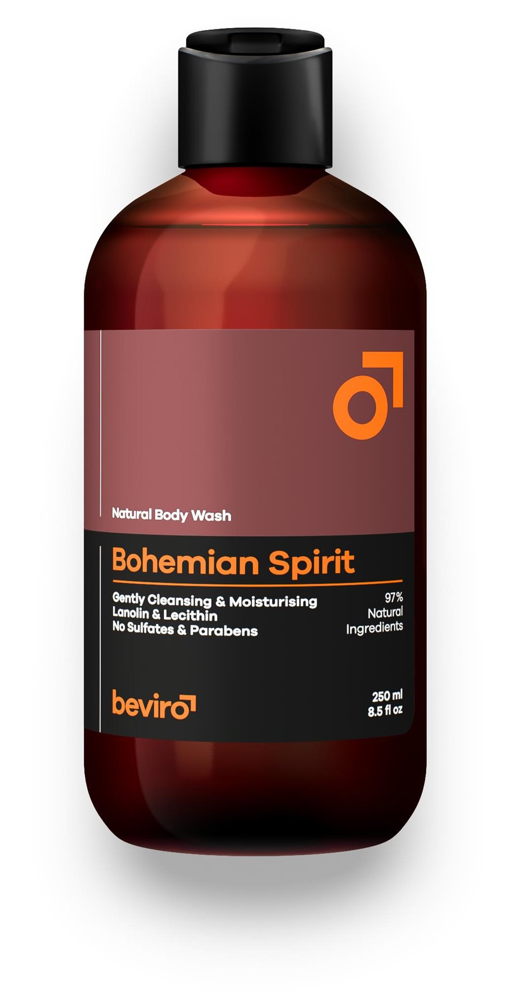 BEVIRO Natural Body Wash Bohemian Spirit 250 ml Sprchový gél