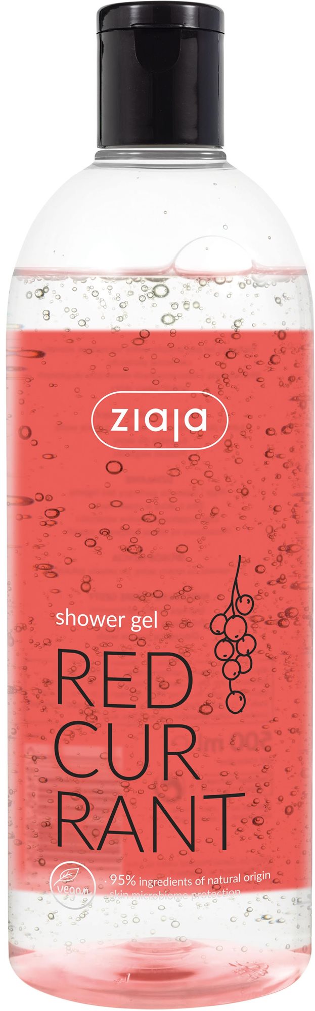ZIAJA Sprchovací gél Redcurrant 500 ml Sprchový gél