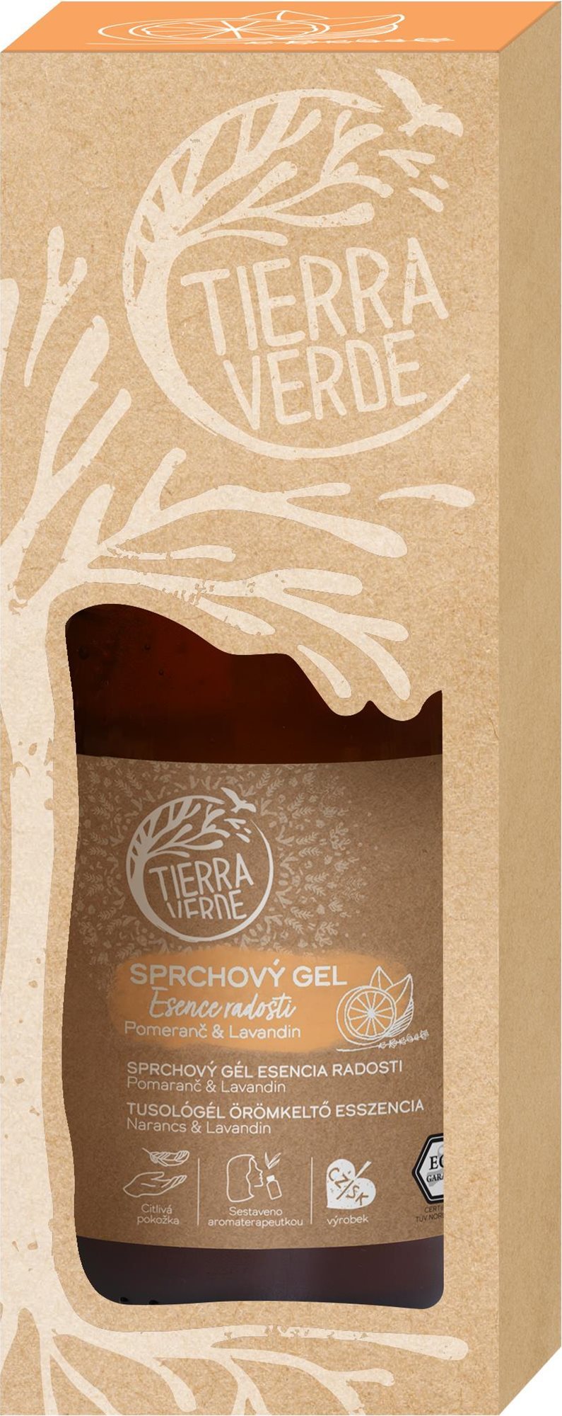 TIERRA VERDE Sprchový gél Esencia radosti 230 ml Sprchový gél