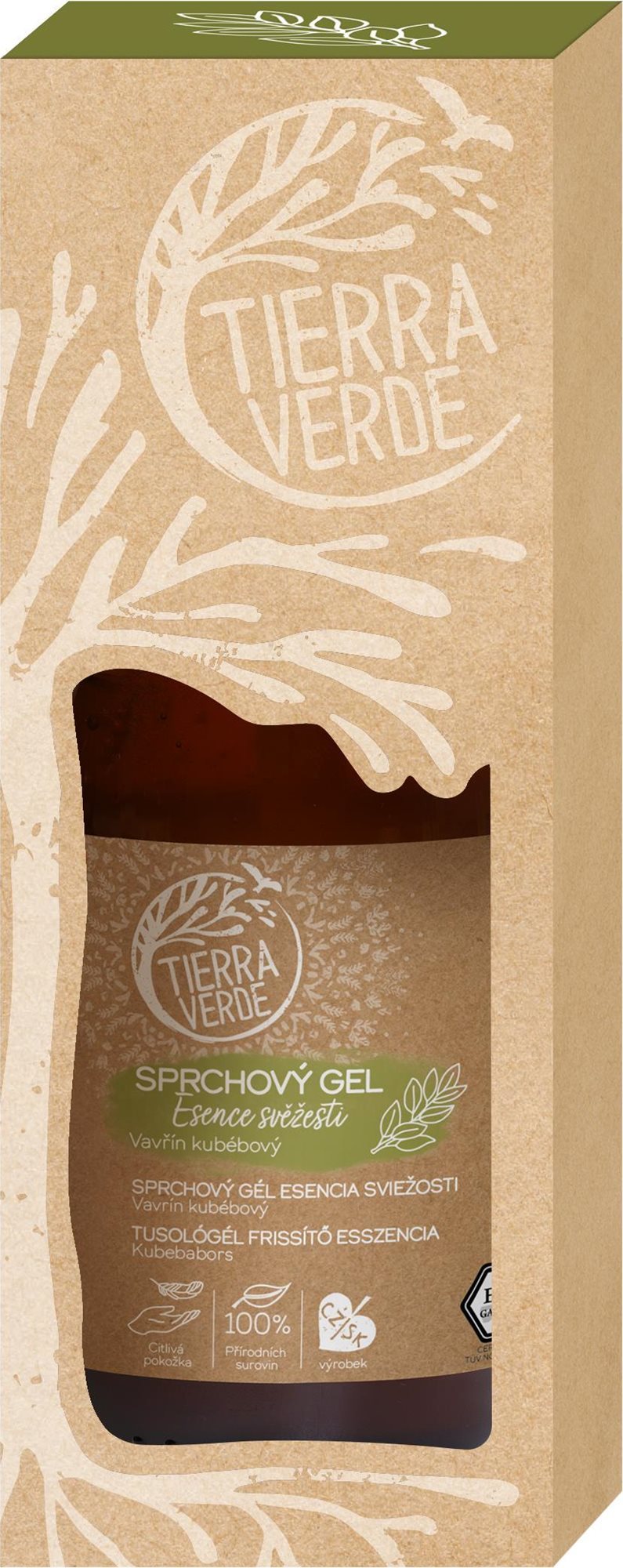 TIERRA VERDE Sprchový gél Esencia sviežosti 230 ml Sprchový gél