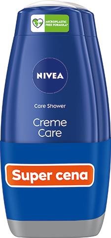 NIVEA Creme Care Shower Gel 2 × 500 ml Sprchový gel