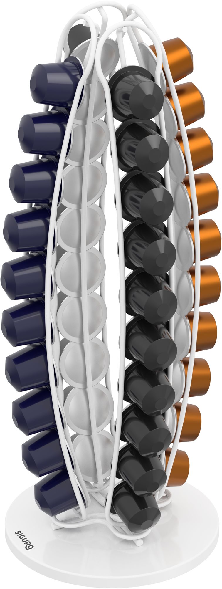 Siguro Coffee Time Kapselhalter für Nespresso - 40 Kapseln -...