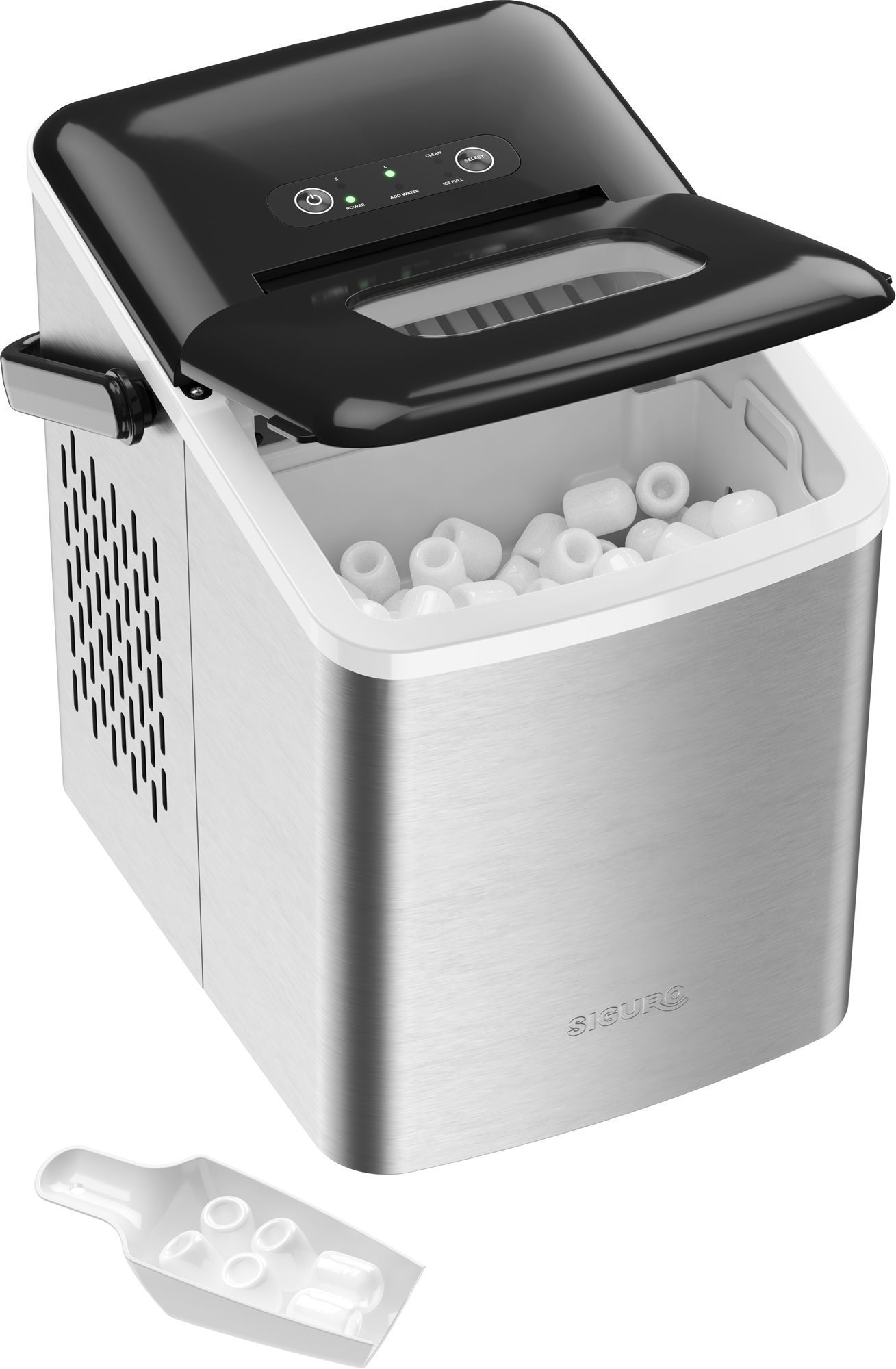 Siguro Ice Touch IM210, Edelstahl Eismaschine