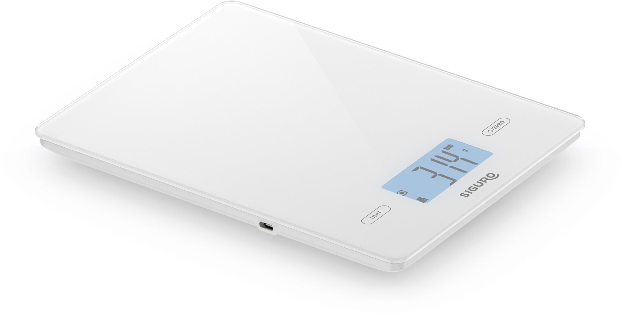 Siguro AKU SC710W digitálna biela Kuchynská váha