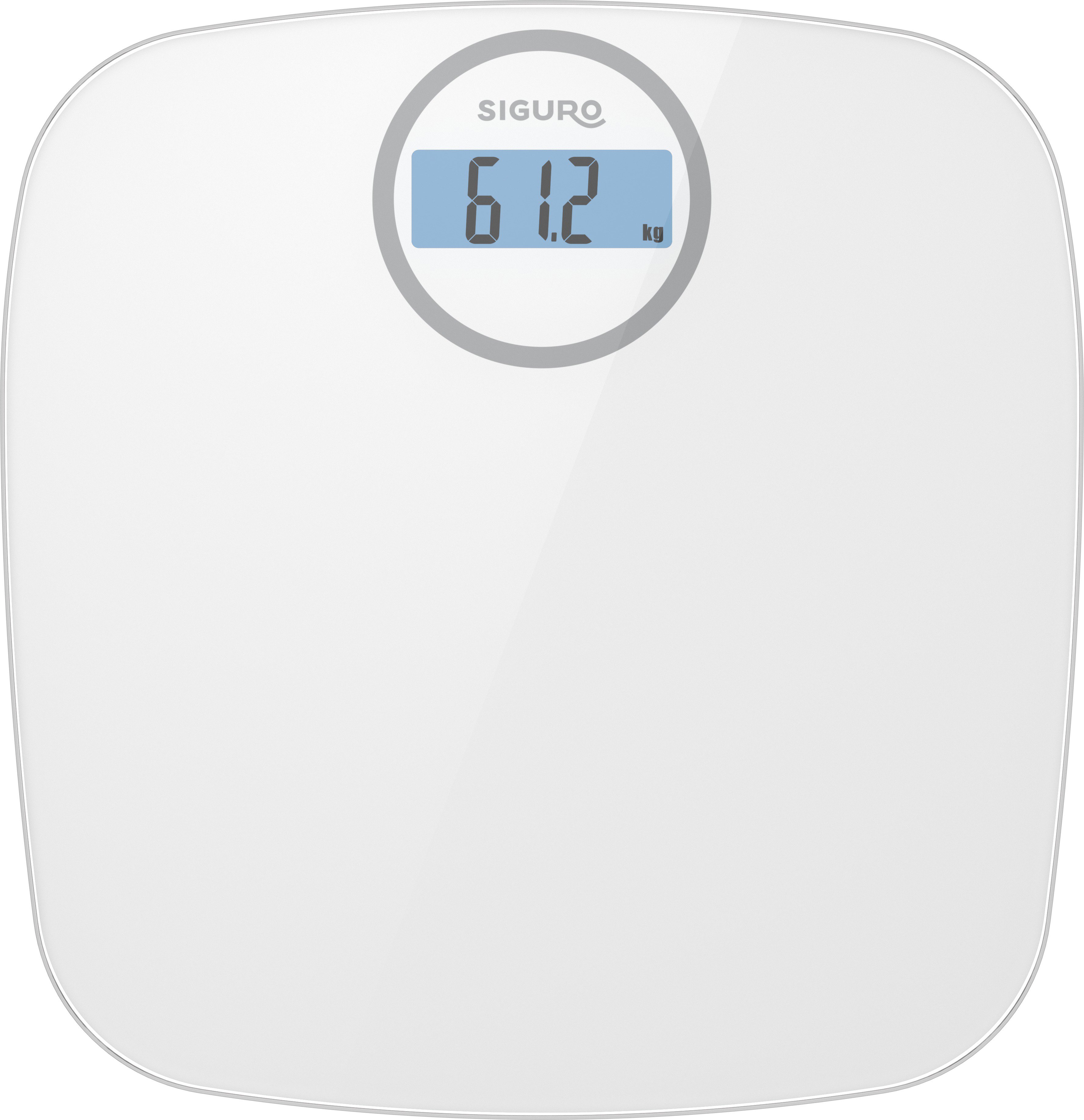 Siguro Essentials SC210W digital weiß Personenwaage