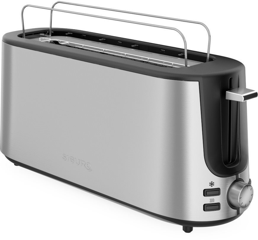 Siguro T11SS Long Slot, Stainless Steel Toaster