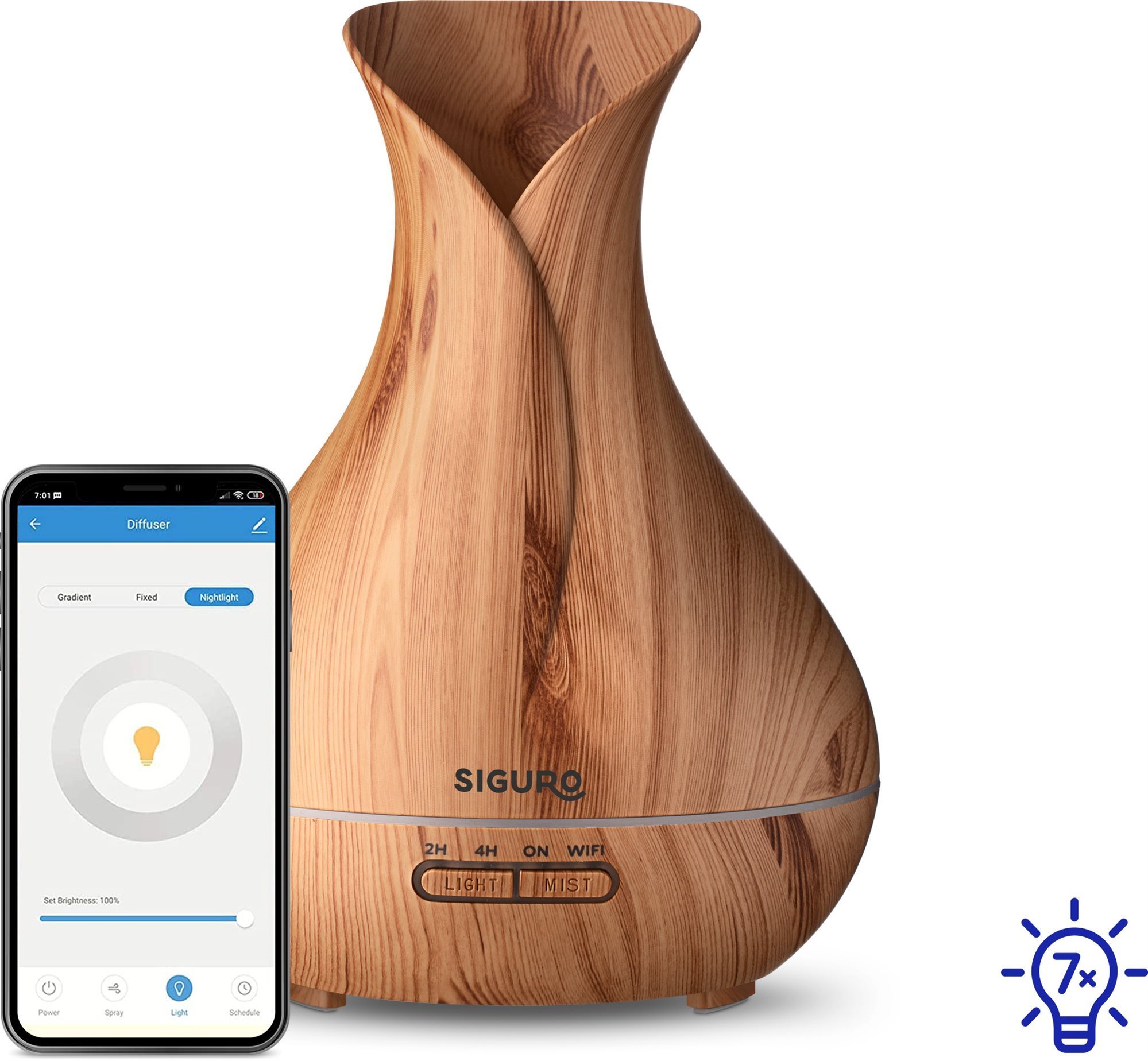 Siguro AD-R600LW Faun WiFi Aroma-Diffuser