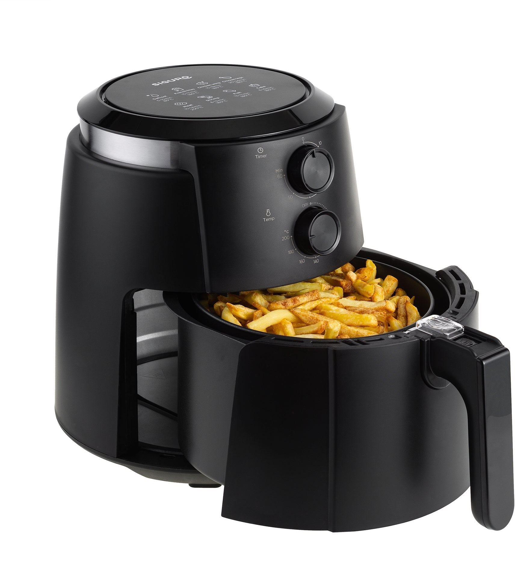 Siguro AF-G250B Leichtes Braten Heißluftfritteuse